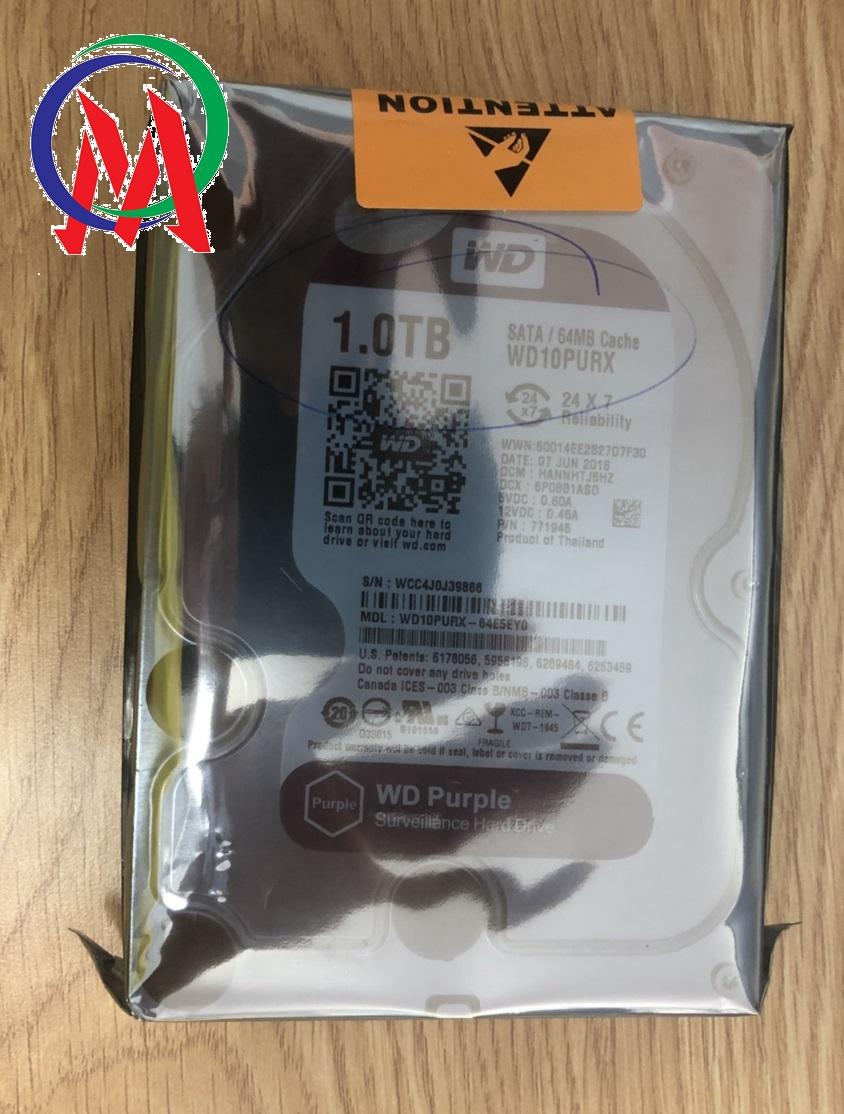 [HCM]Ổ cứng HDD 1TB WD PURPLE chuyên camera