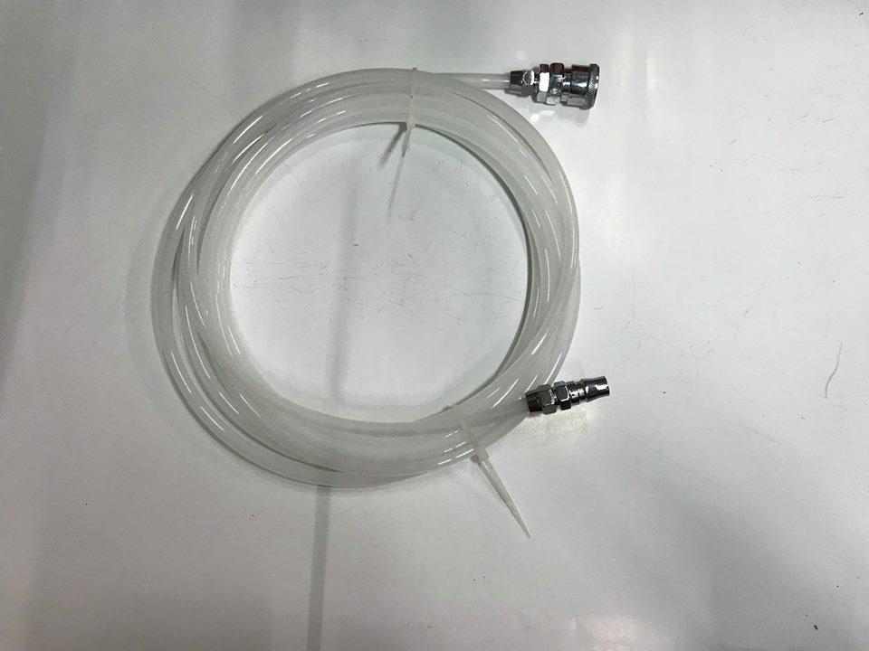 6M cuộn dây hơi máy nén khí trắng đục kèm dắt