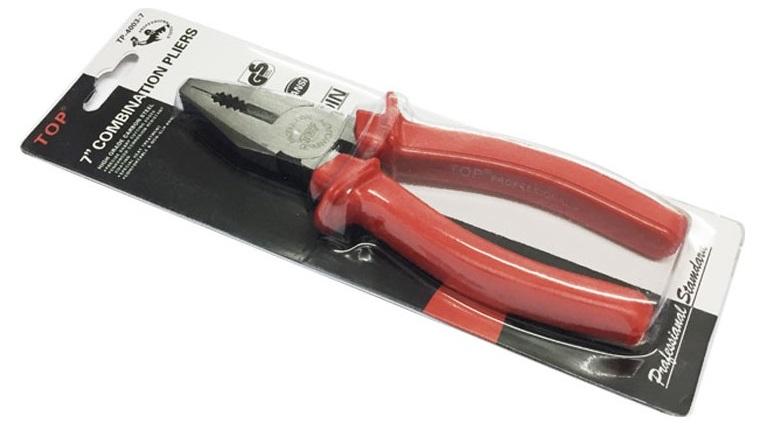 Kìm Điện 7  (180mm) Top TP-4003-7 (Cán đỏ)