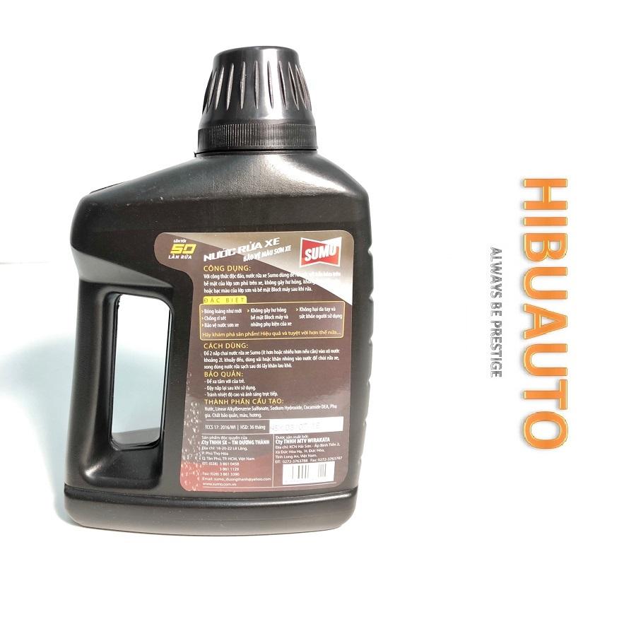 NƯỚC RỬA XE SUMO MẪU MỚI 1L