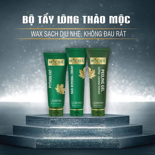 BỘ TẨY LÔNG THẢO MỘC CAO CẤP MOCHA