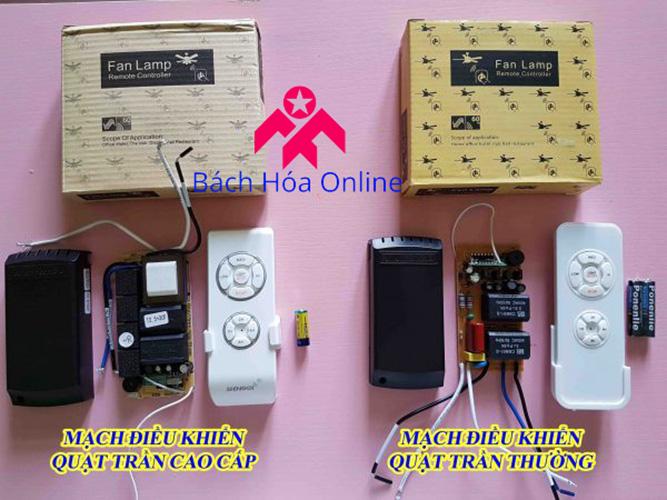 Bộ điều khiển quạt trần có đèn V2