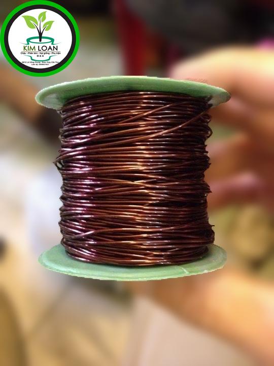 500g Dây uốn kiểng nhôm mạ đồng đường kính 1,2mm