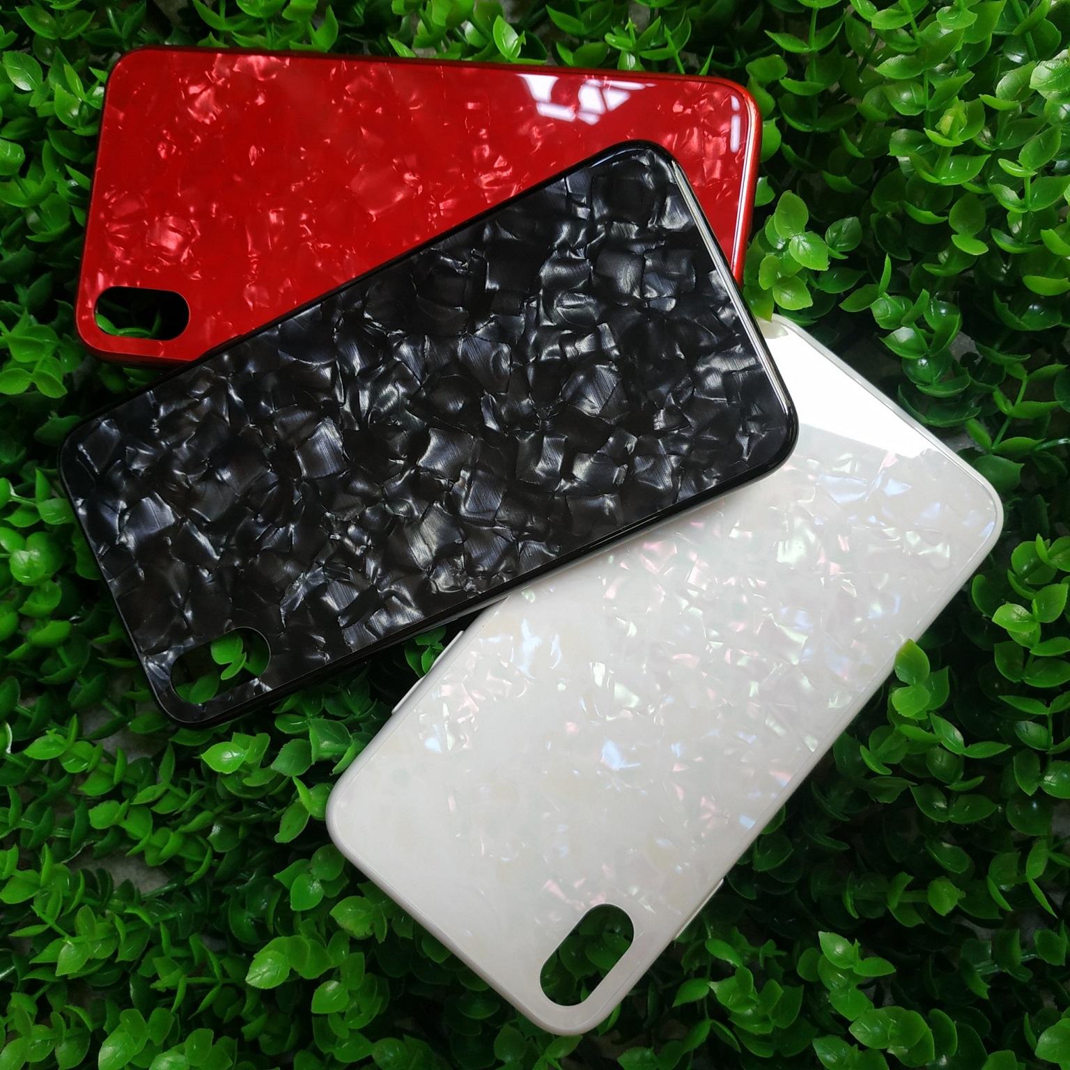 Ốp Lưng Kính 3D Vân Đá Cho iPhone XS Max (6.5 inch)