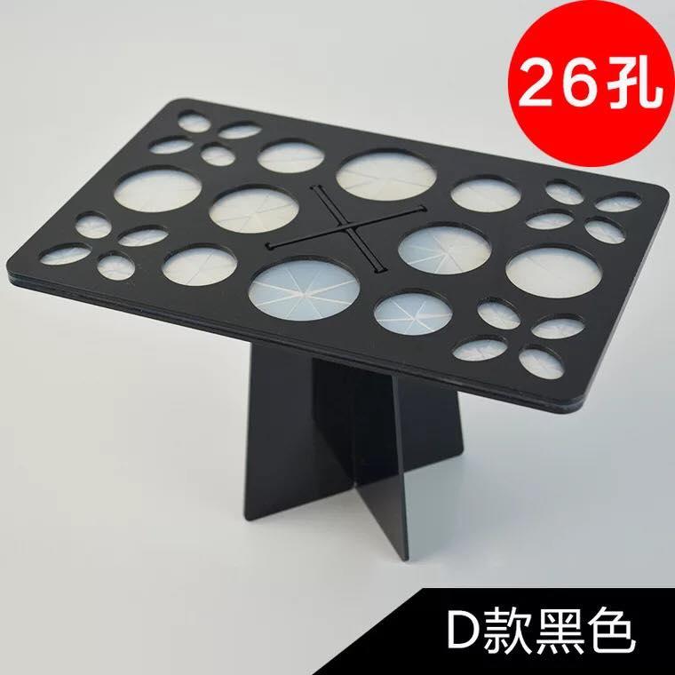 Giá phơi cọ 26 ô màu đen