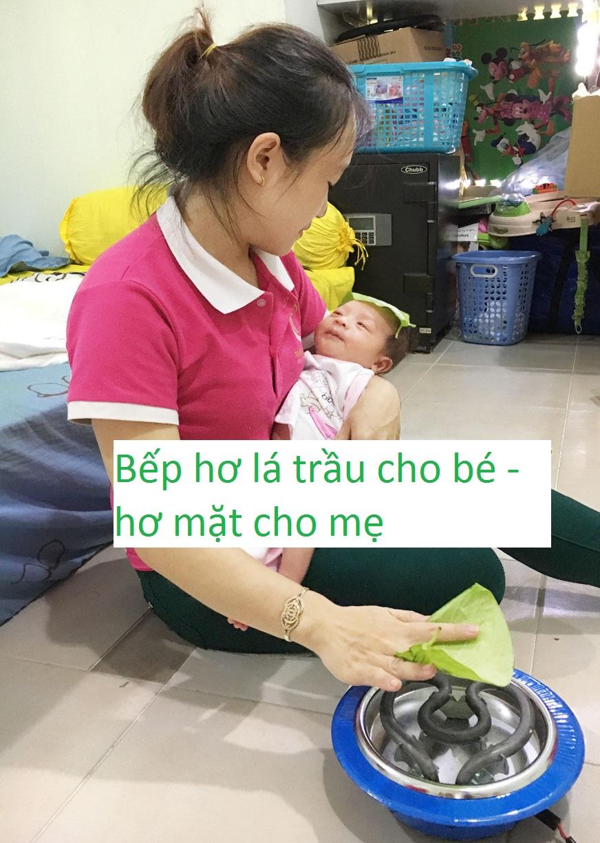 [HCM]Bếp hơ lá trầu cho bé - hơ mặt cho mẹ