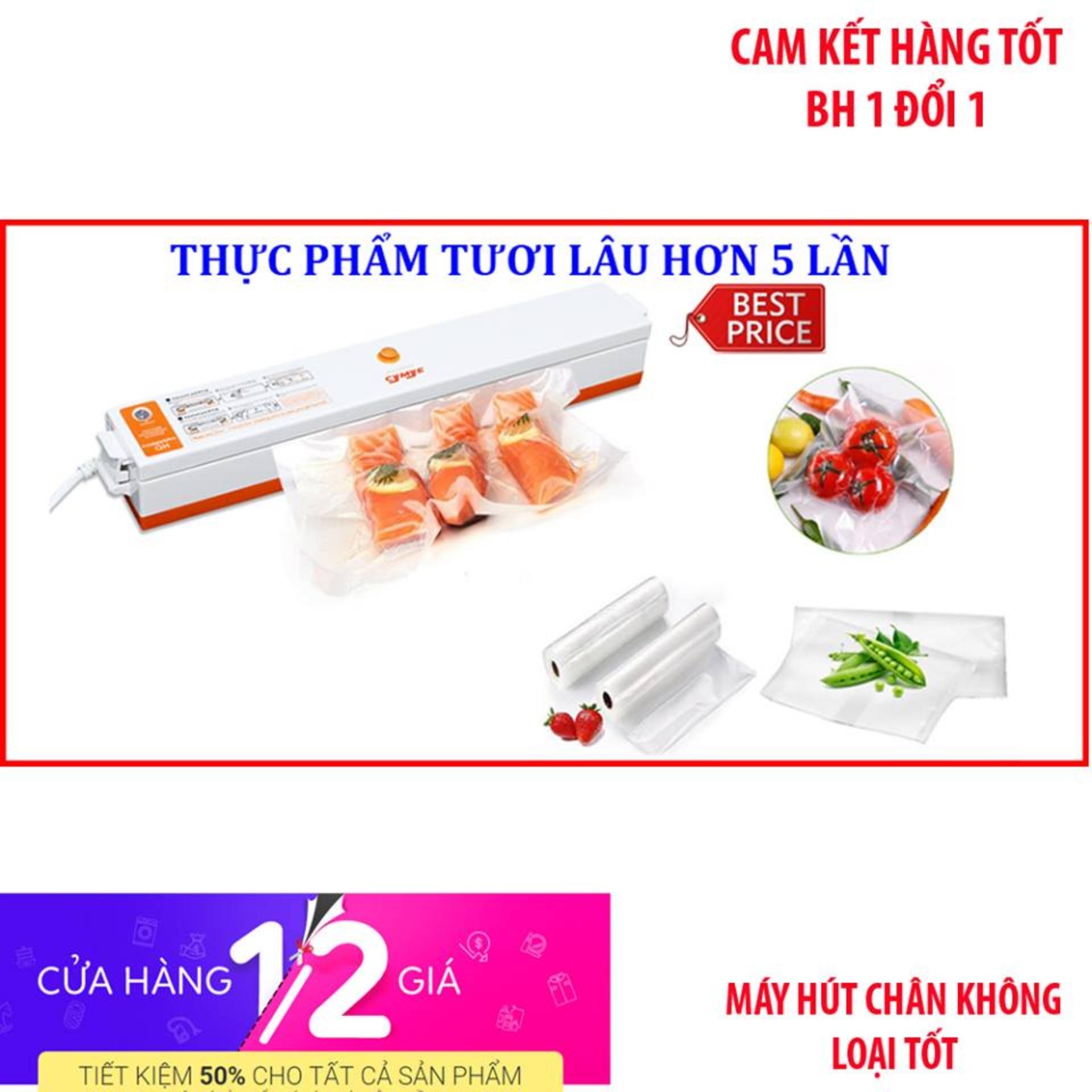 Túi hút chân không tp hcm , Cách hút túi chân không- Máy hút chân không thực phẩm Fresh Pack pro cao cấp đảm bảo thực phẩm tươi lâu hơn, ngon hơn. M91 - Bh uy tín 1 đổi 1 bởi Smart Buy