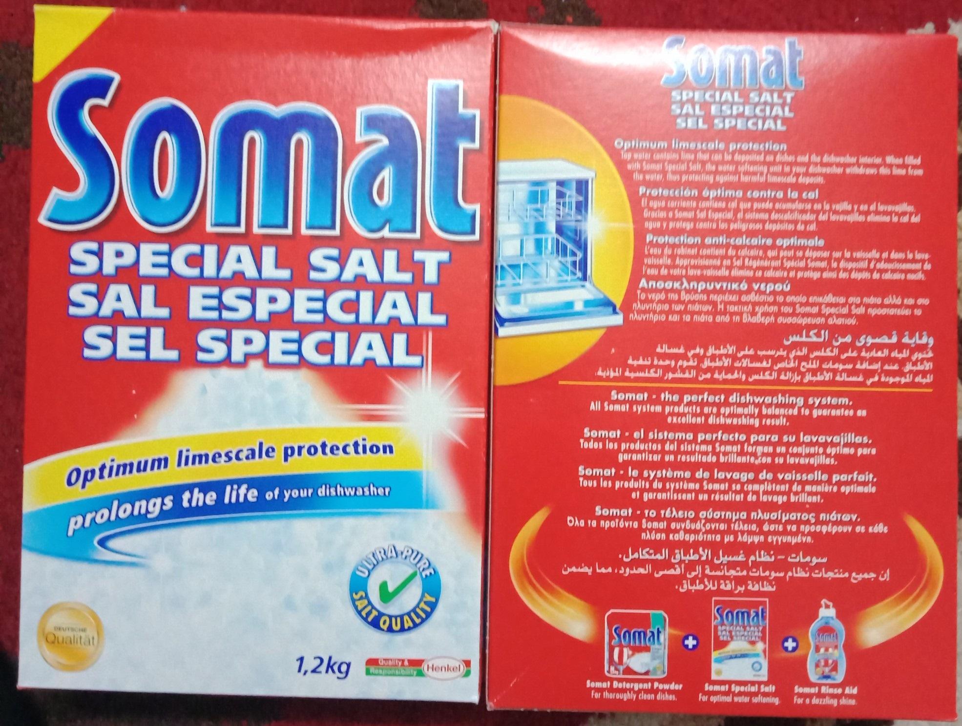 muối rửa chén bát Somat  hộp 1,2 kg