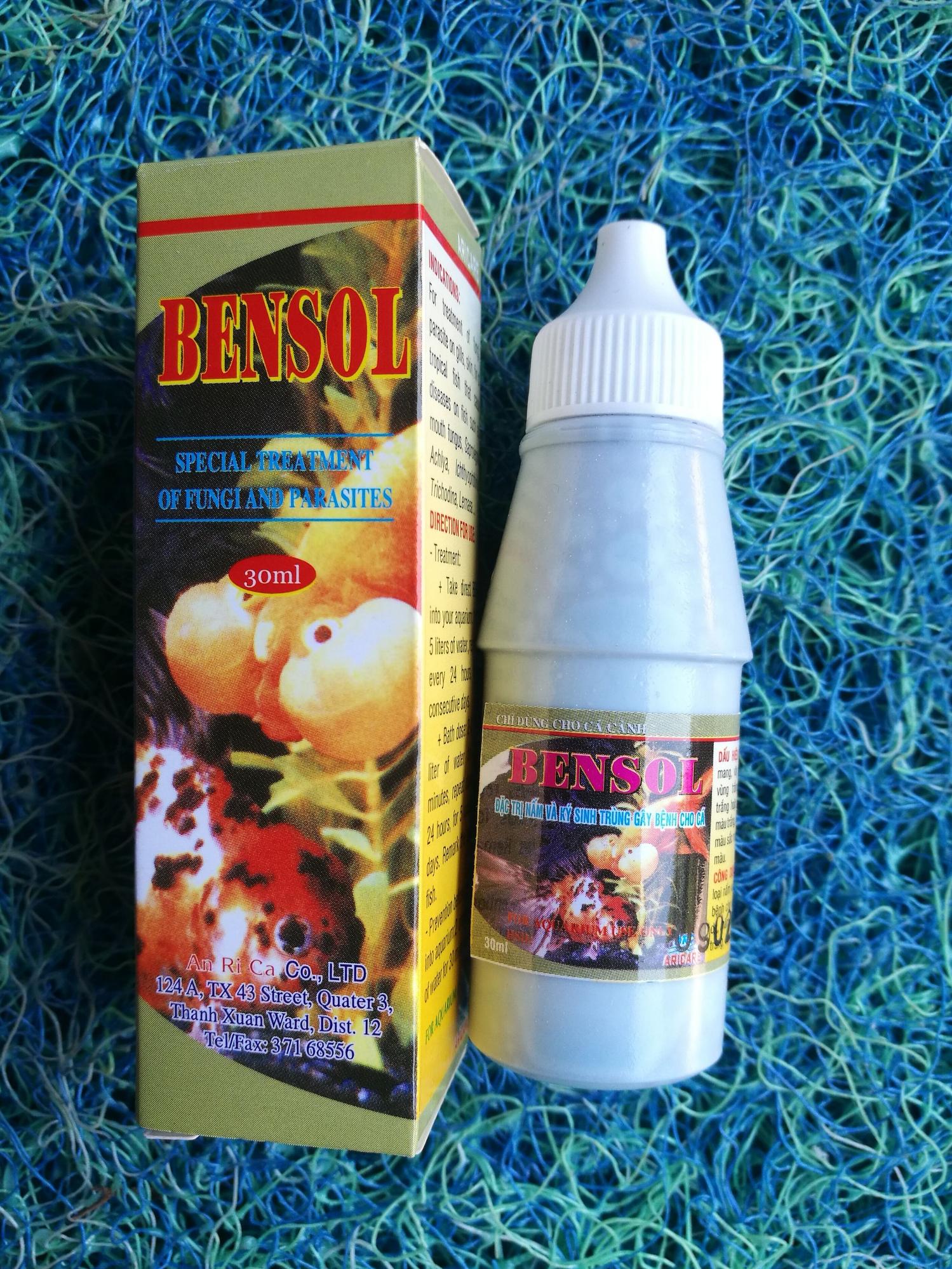 [HCM]Thuốc trị nấm cho cá Bensol