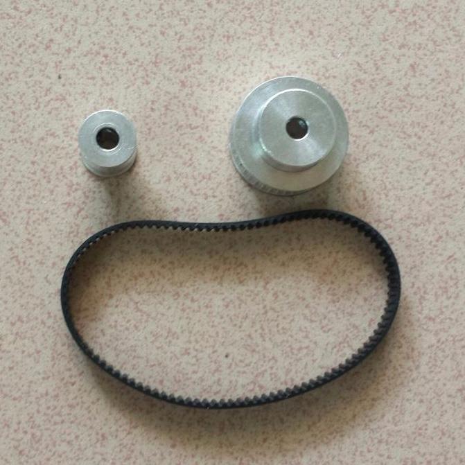 [HCM]Bộ buly dây đai 16-40 răng lỗ 5mm và dây đai 200mm