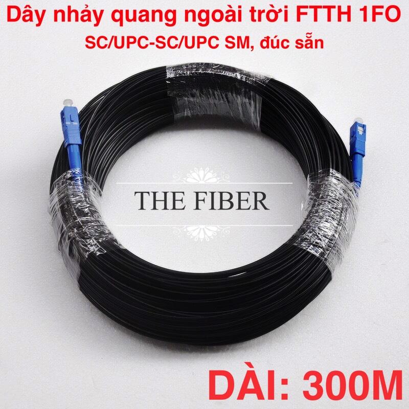 [HCM]Dây nhảy quang ngoài trời SC/UPC-SC/UPC dài 300m 1FO SM (FTTH)