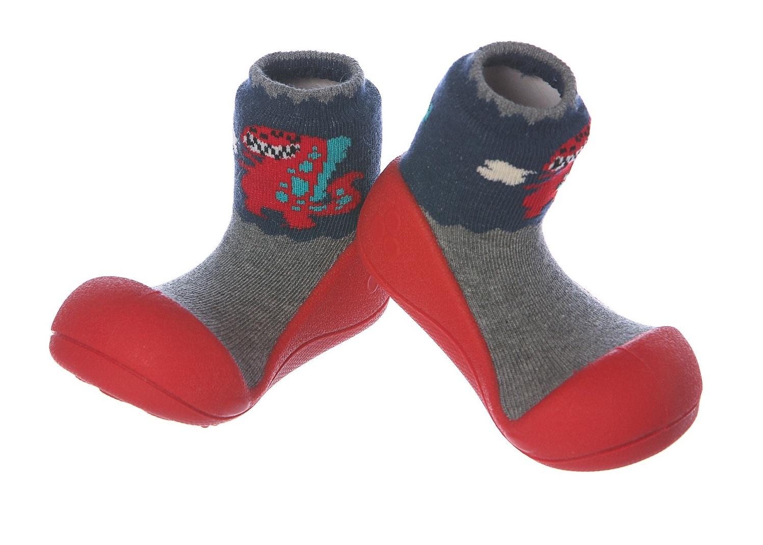 Giầy tập đi Attipas Dinosaur Red A18DR, Hàn Quốc