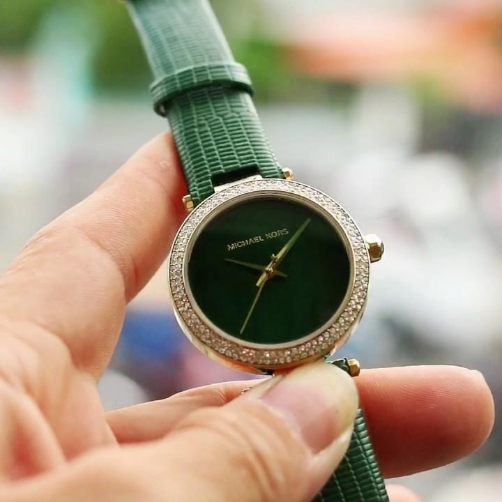 [HCM] watches leather strap ladies Michael Kors MK2592 size 32mm fullbox, waterproof, stainless steel shell, high-end luxury