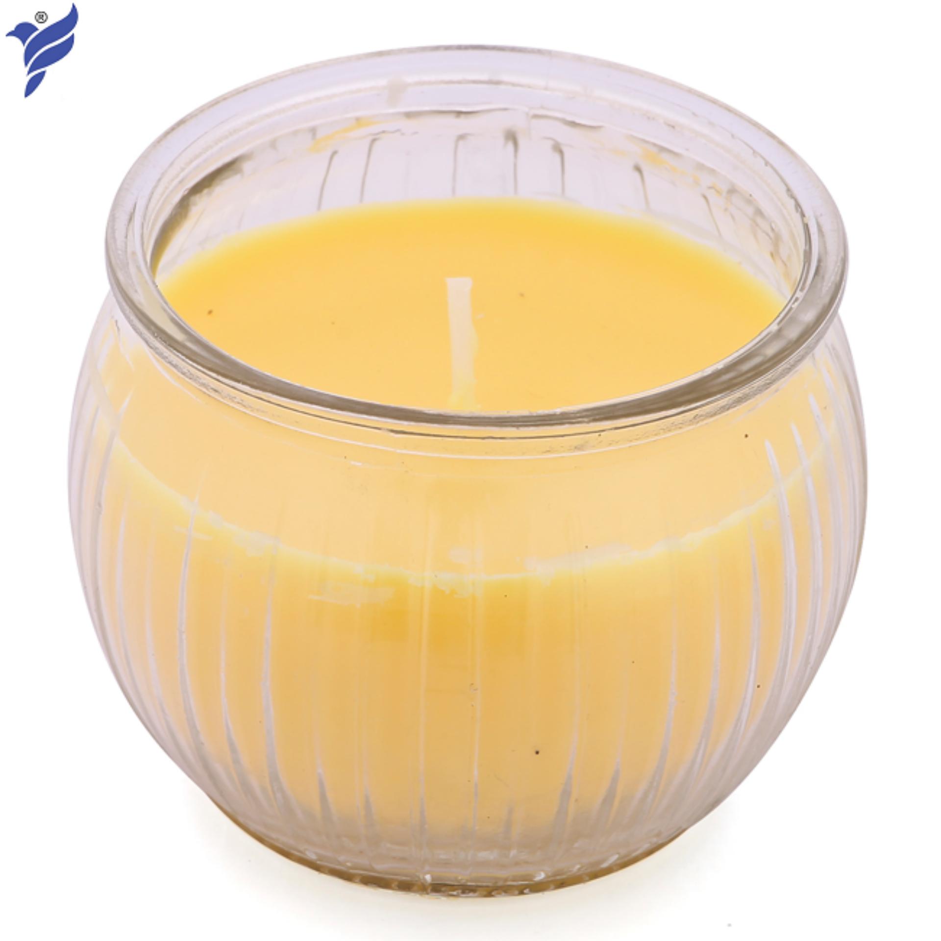 Ly nến thơm SZ Miss Candle MIC4183 7 x 6 cm (Vàng hương hoa mai)
