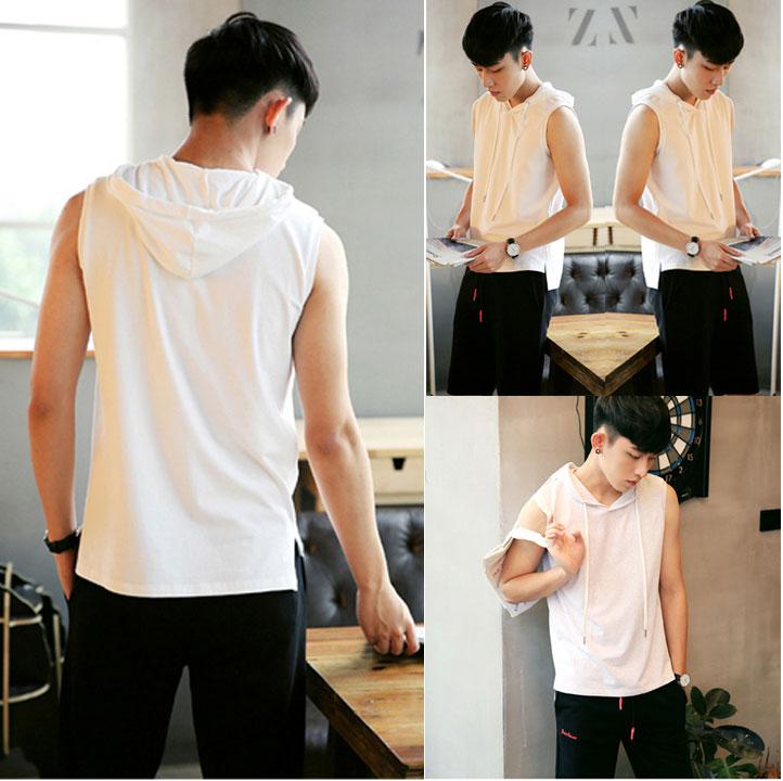 Bộ đồ thể thao 3 lổ có nón nam Manly