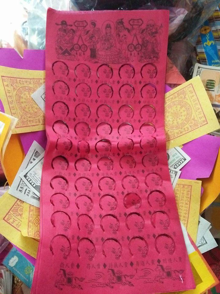 [HCM]Giấy cúng xả xui có giấy để vuốt xả xui
