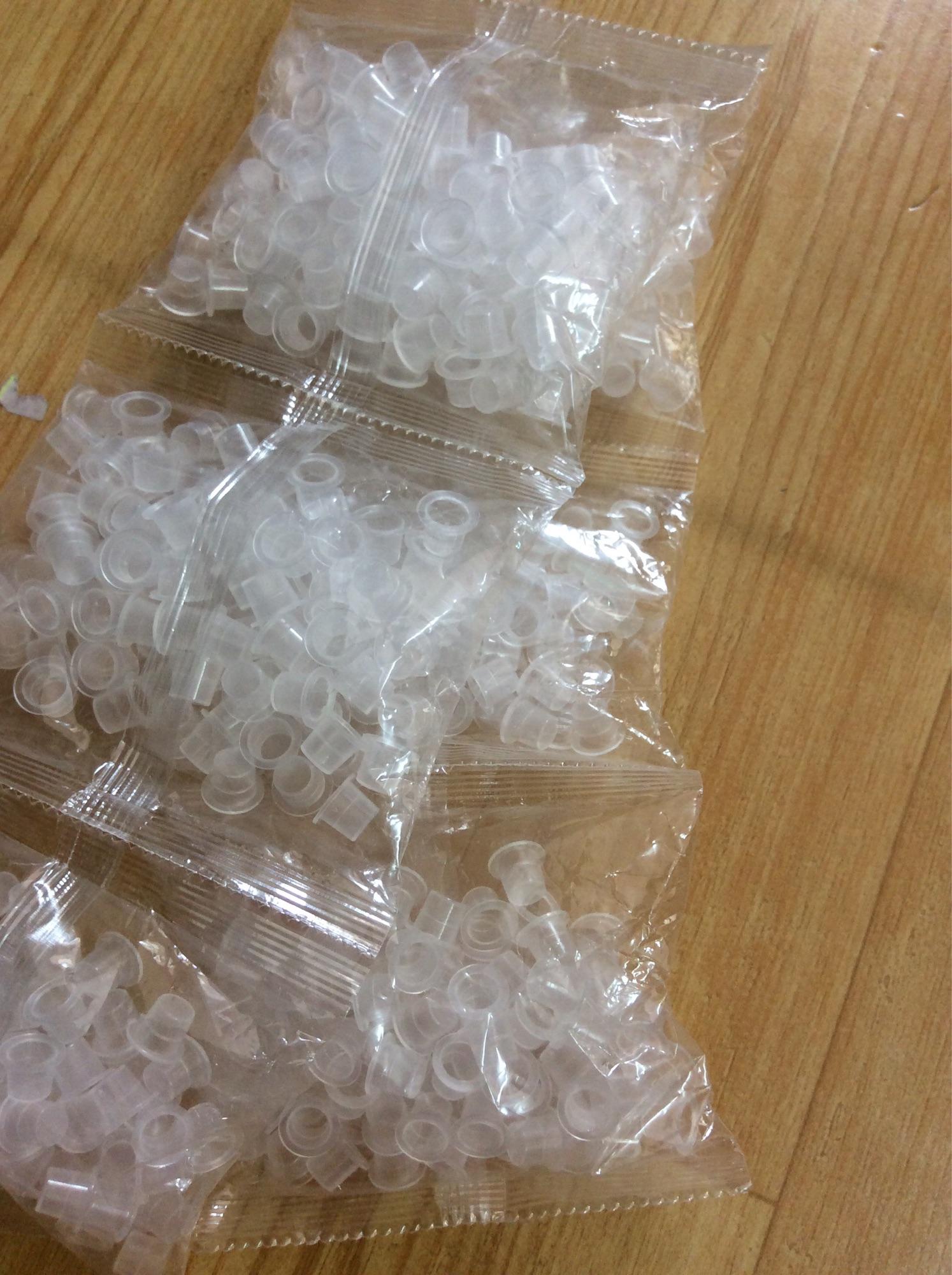 [HCM]Chum silicon nhỏ đựng mực xăm (bịch 100 cái)