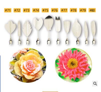 Bộ dụng cụ làm thạch 3D hoa hồng sứ