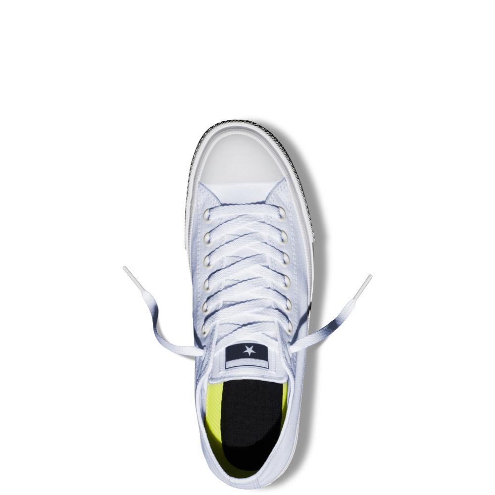 Giày Vải Nữ Sneaker CK2 Cổ Thấp Trắng