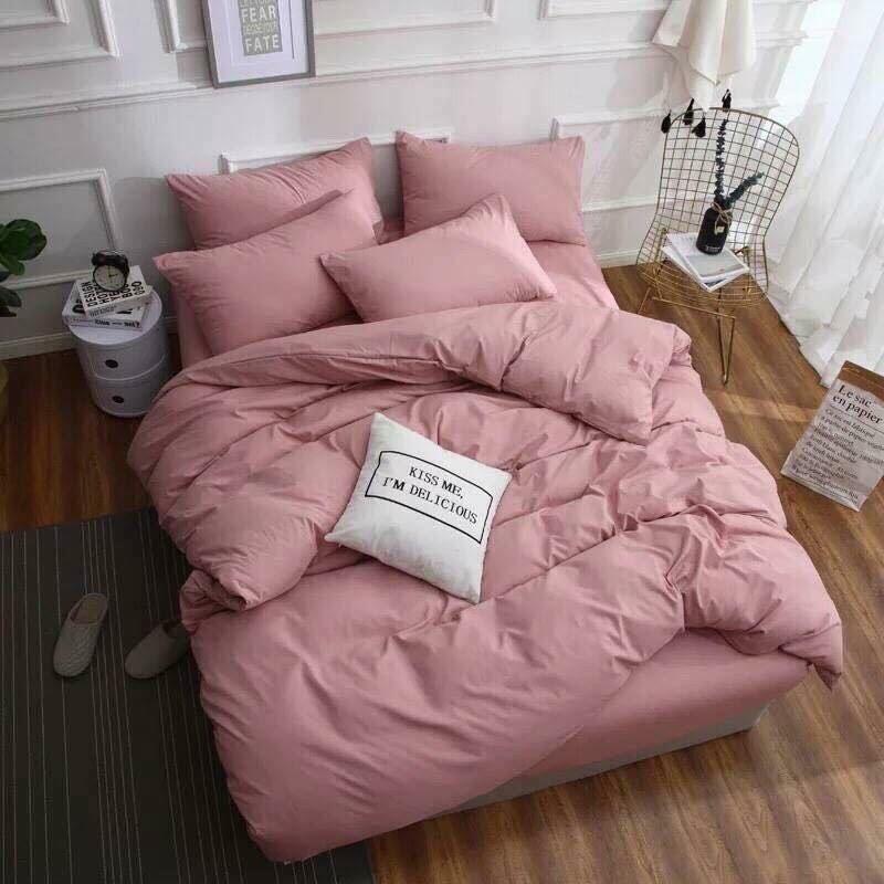 [ MIỄN PHÍ VẬN CHUYỂN ]-Bộ chăn ga gối basic cổ điển bo chun đủ kích thước.