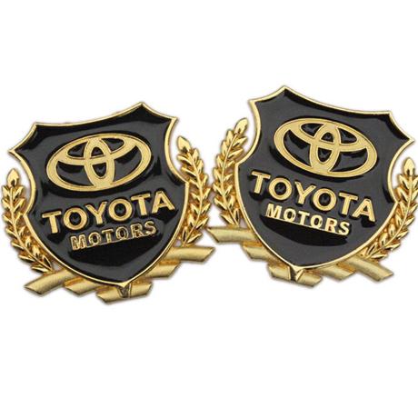 Huy hiệu logo bông lúa xe hơi TOYOTA