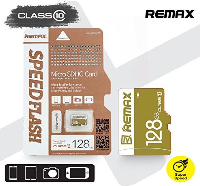THẺ NHỚ MICROSD REMAX 128GB CLASS 10 CHUYÊN DỤNG CHO CAMERA