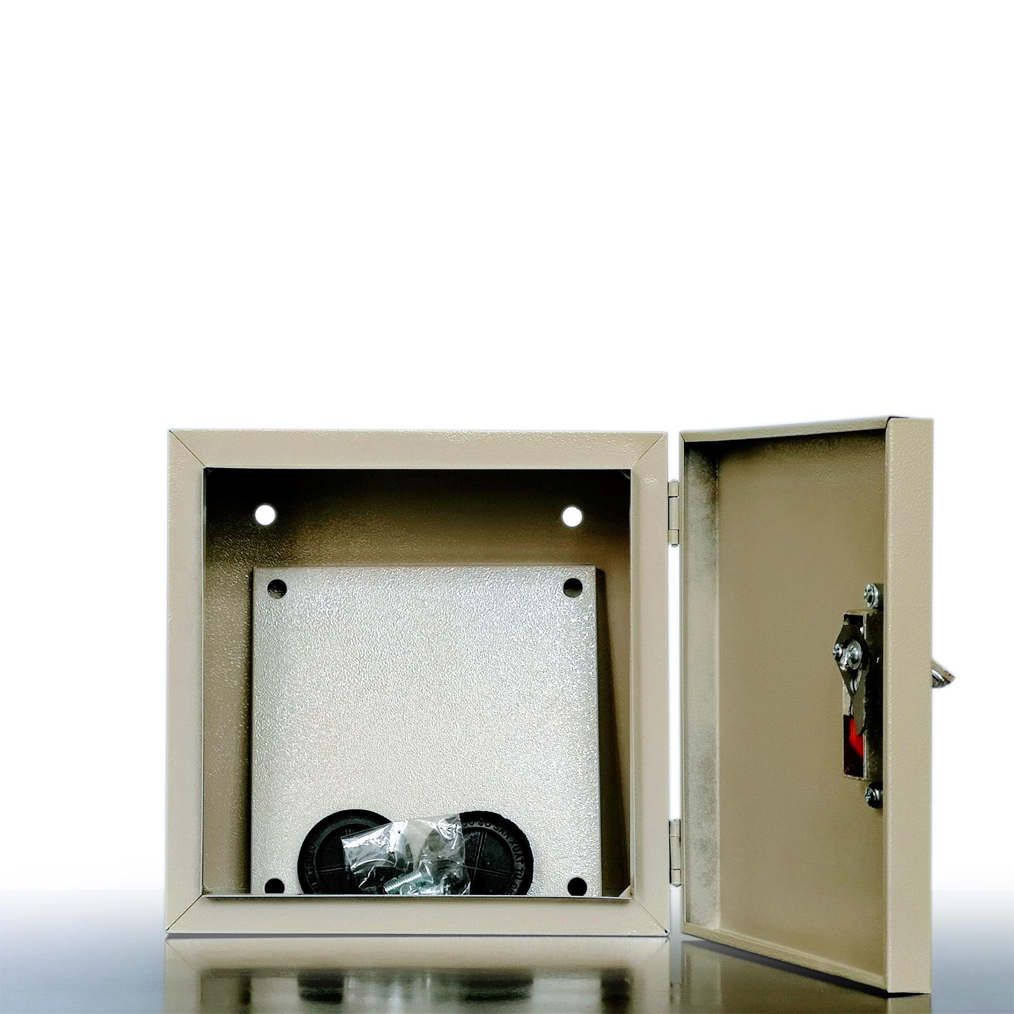 [HCM]VỎ TỦ ĐIỆN SẮT - MÀU KEM (30x30x16 cm)