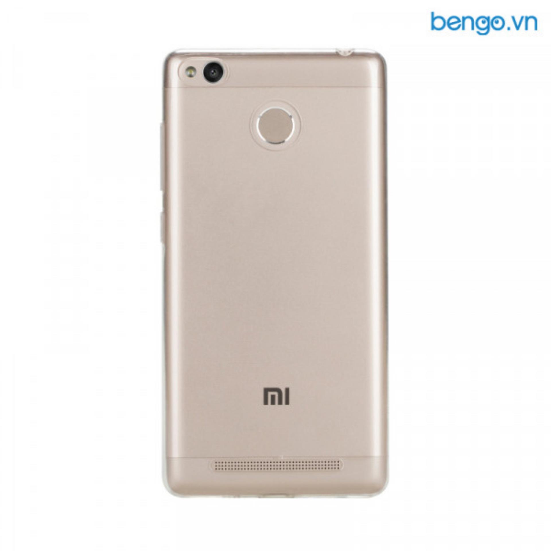 Ốp Silicon cho Xiaomi Redmi 3X (Trong suốt)