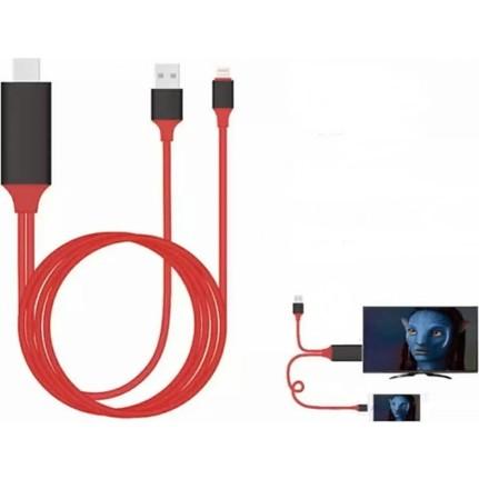 Cáp MHL lightning to HDMI cho iPhonee iPade-MHL2
