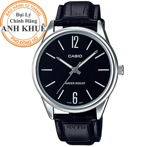 Đồng hồ nam dây da Casio Anh Khuê MTP-V005L-1BUDF