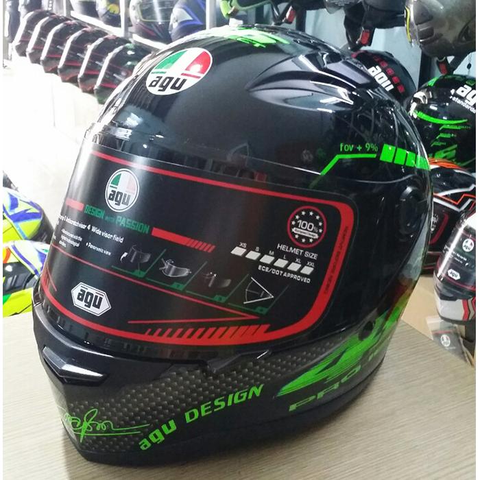 Nón Fullface AGU tem phản quang