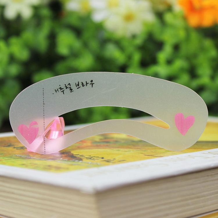 Bộ 6 khuôn kẻ chân mày Hàn Quốc = 2 set
