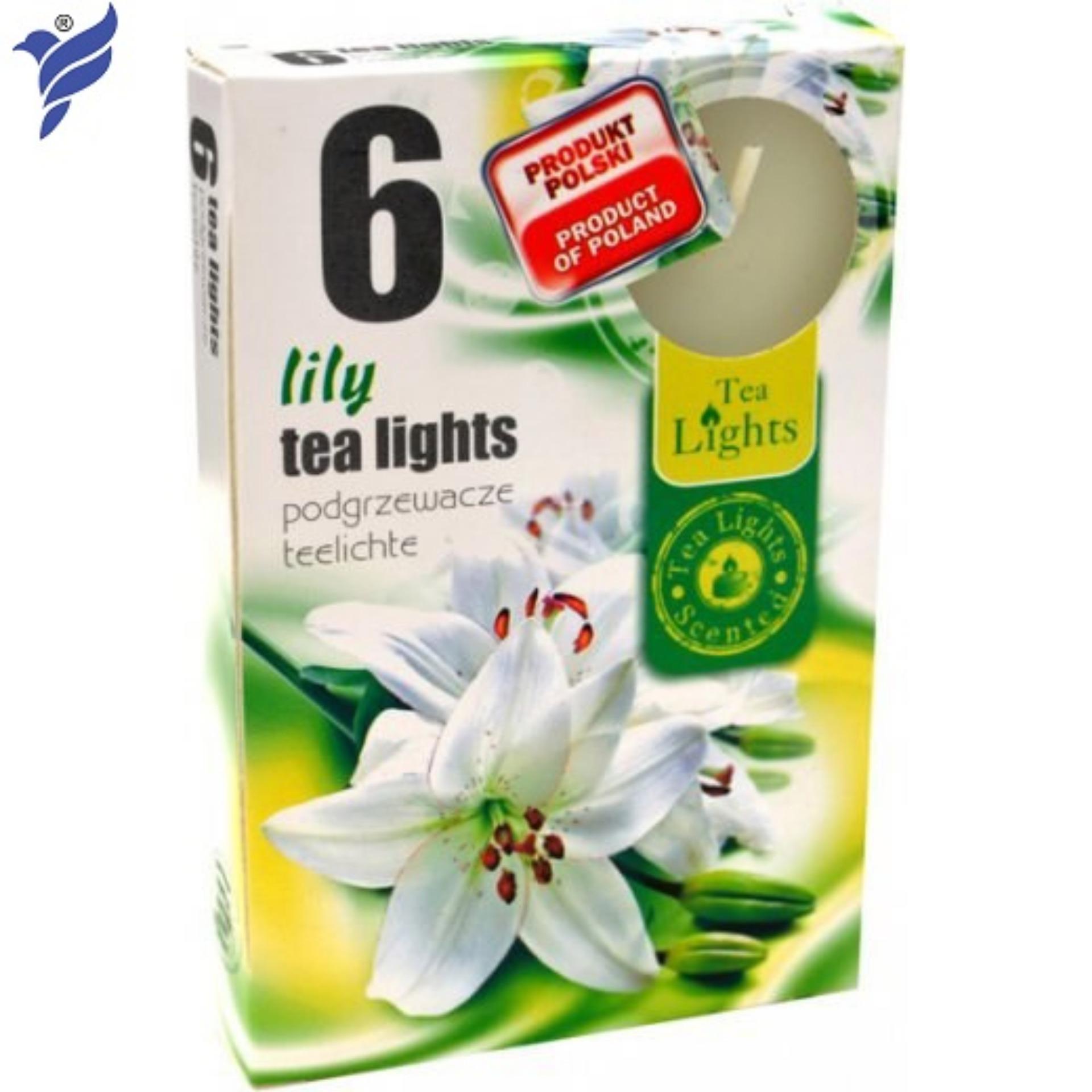 Hộp 6 nến thơm Tea lights Admit Lily ADM6824 (Hương hoa ly)