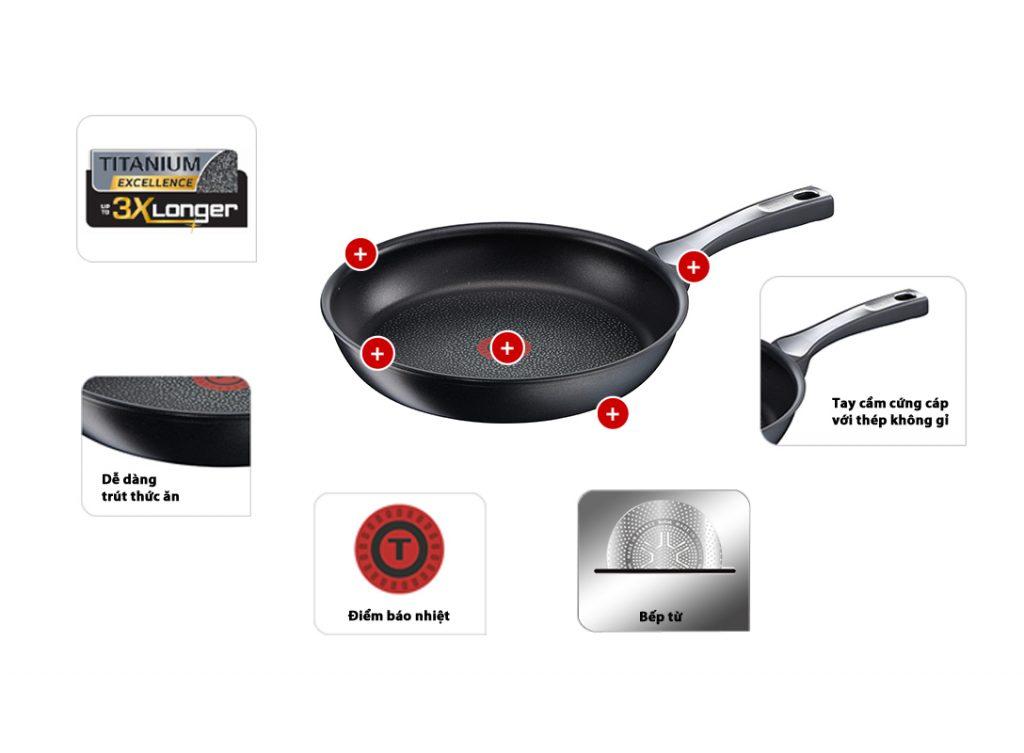 Chảo sâu lòng TEFAL EXPERTISE 28 CM