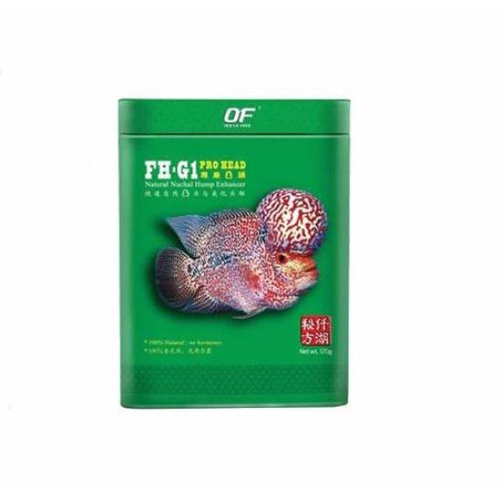 Of fhg1 xanh 120g thức ăn cho cá la hán of fh-g1 pro head giúp cá đầu to bự - ảnh sản phẩm 1