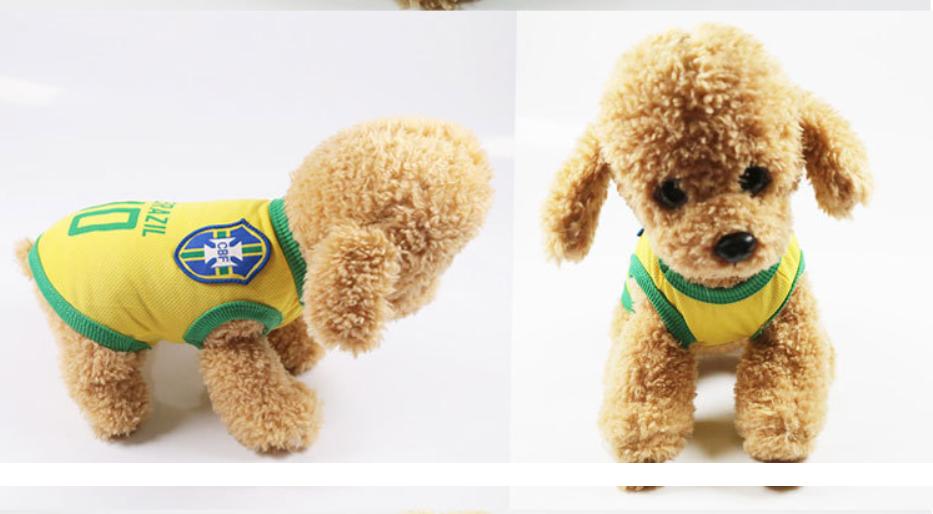 áo chó mèo cao cấp kiểu áo đá bóng size m (dành cho chó mèo 1 - 3 kg) 1