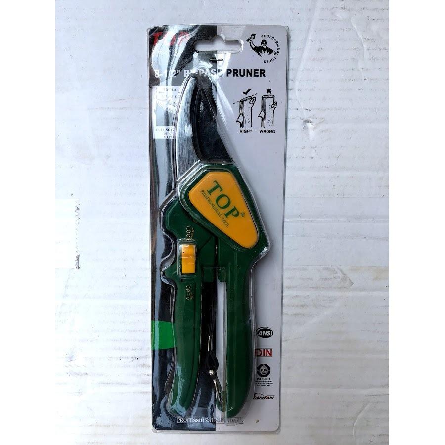 Kéo cắt cành cây 8" TG-1128 TOP (xanh lá cây)