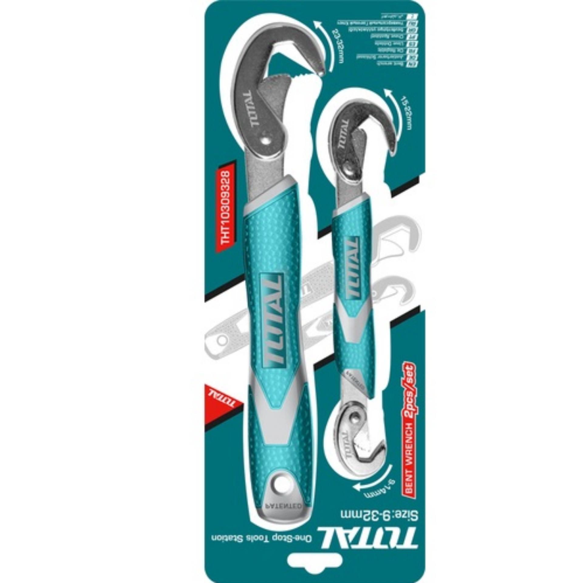 Bộ 2 mỏ lết đa năng Total THT10309328 HBWS110808