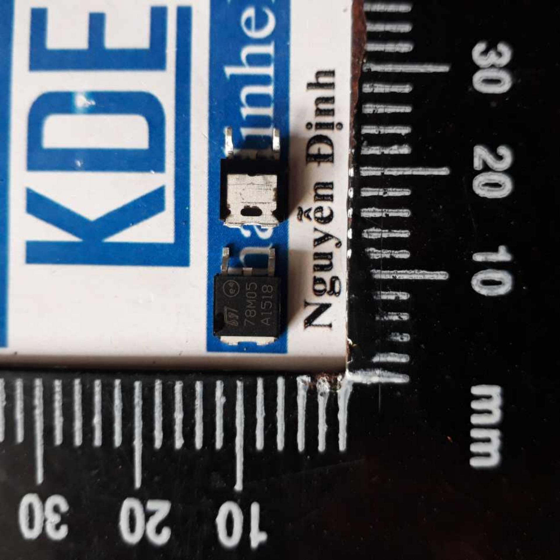 10 con 78m05 l78m05cdt to-252 ic nguồn 5v 0.5a kde1493