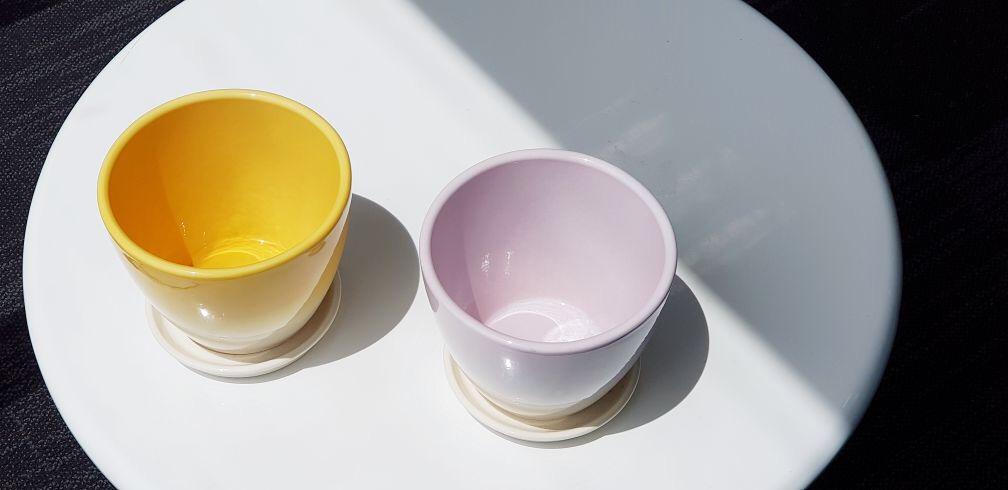 Chậu sứ Oval D15 x H13.5 cm