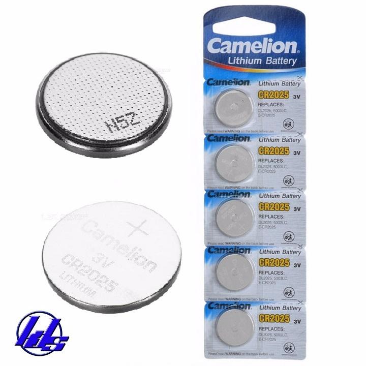 Pin CMOS Camelion CR2025 Lithium 3V - Vỉ 5 viên