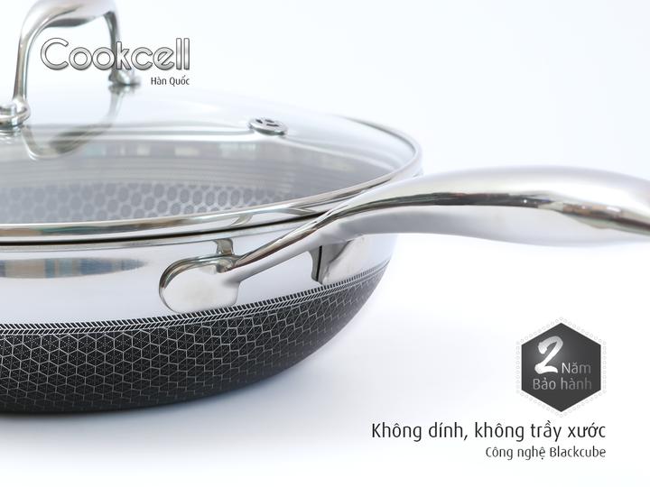 Chảo XÀO iNox Blackcube 28cm