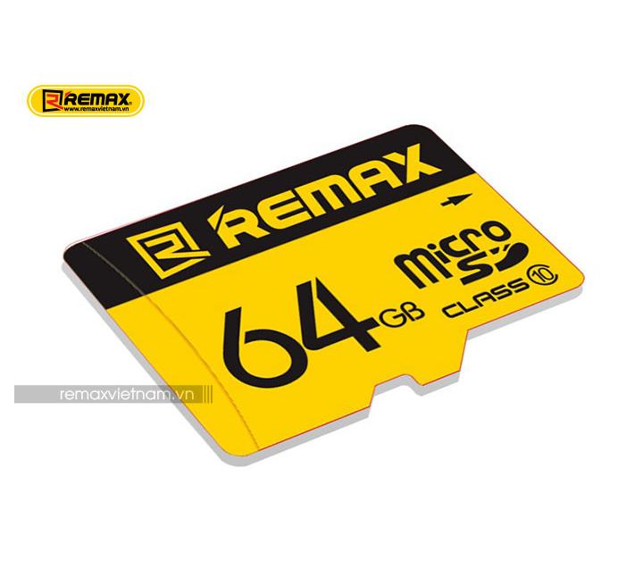 [HCM]THẺ NHỚ MICROSD REMAX 64GB CLASS 10 CHUYÊN DỤNG CHO CAMERA