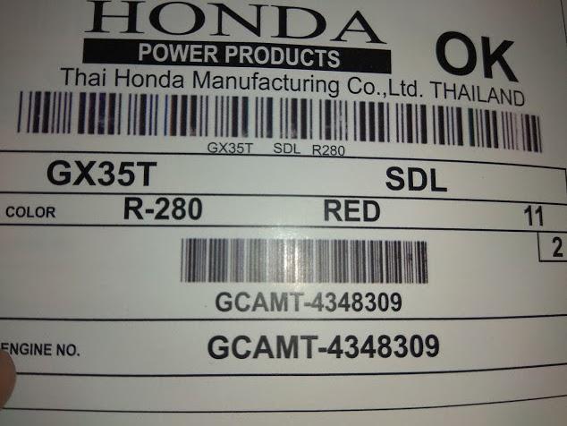 Máy cắt cỏ Honda GX35 Loại xịn - nhập khẩu 100% Thái Lan