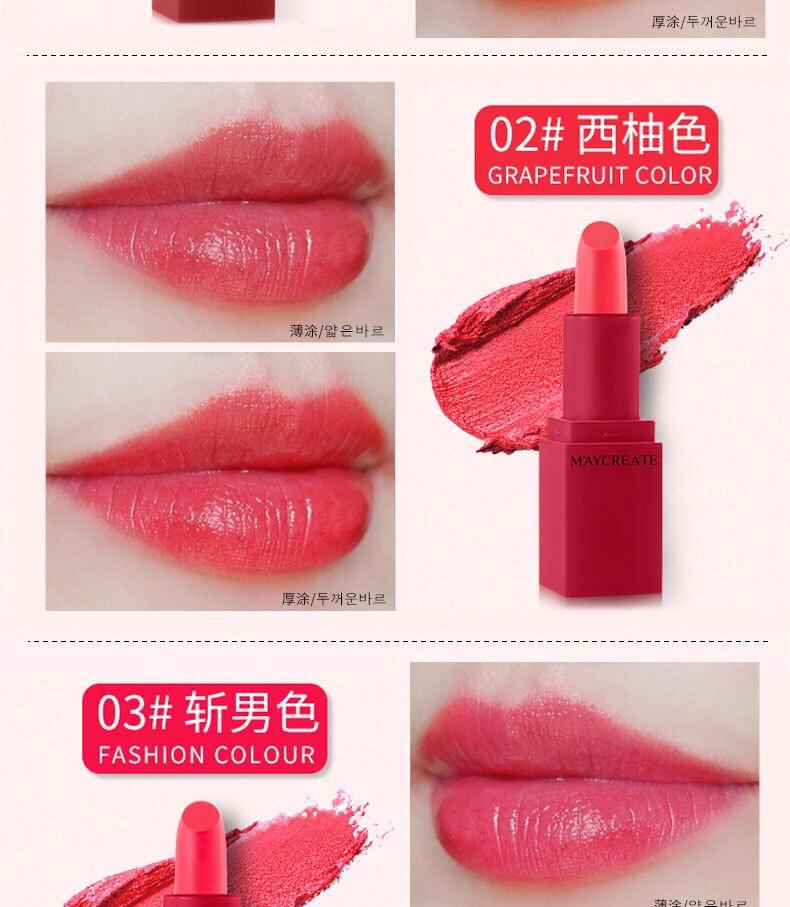 Set 5 son dưỡng ẩm Maycreate