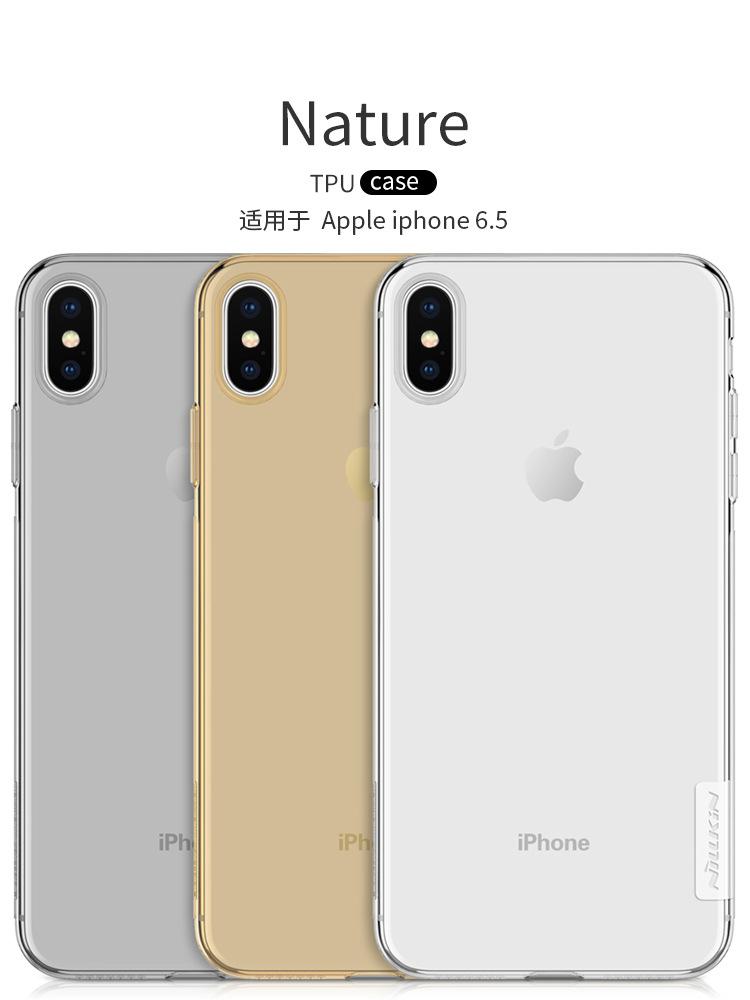 Ốp Lưng Silicon Nillkin Cho iPhone Xs Max - Trong Suốt