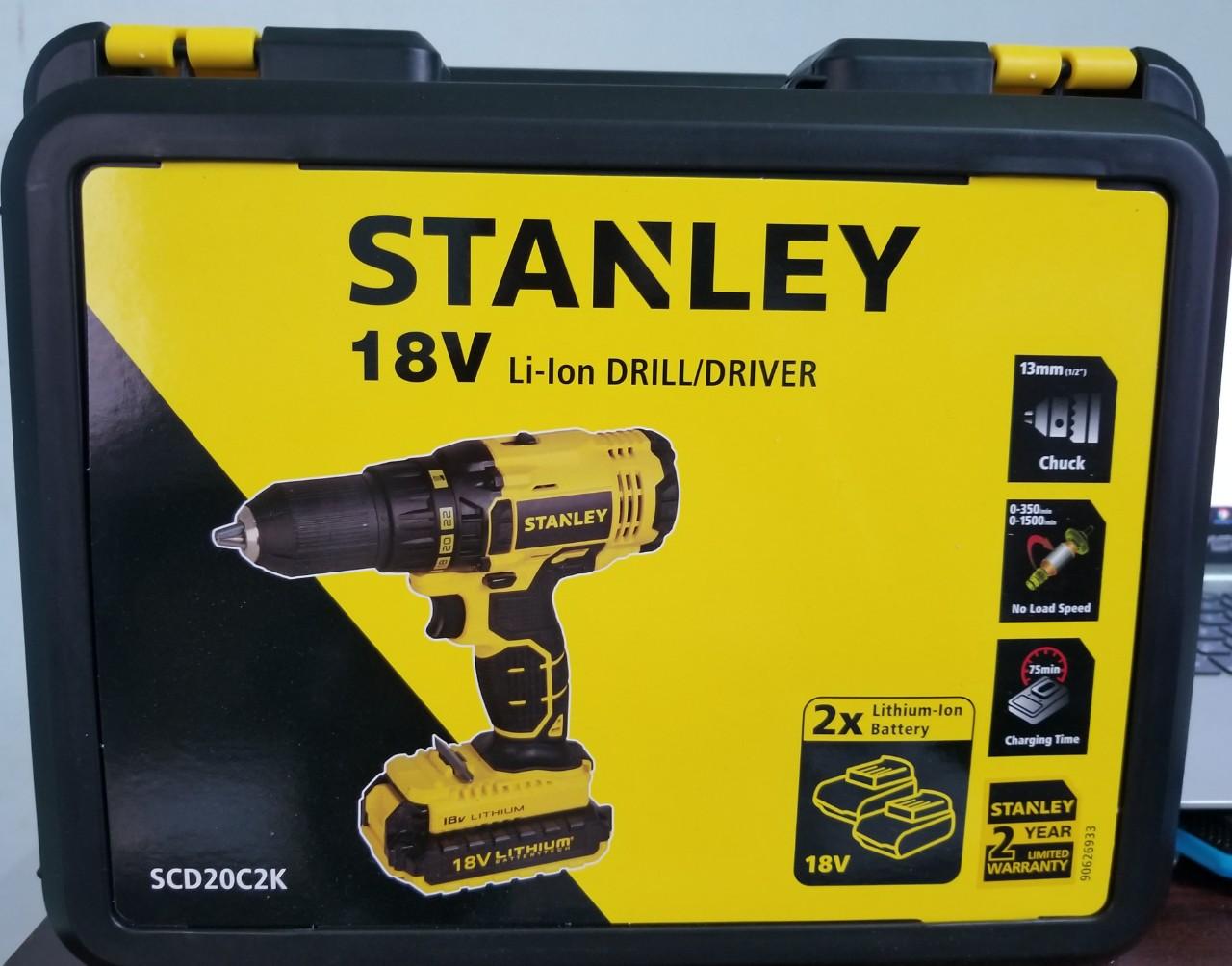 [HCM]MÁY KHOAN PIN LI-ION STANLEY 18V