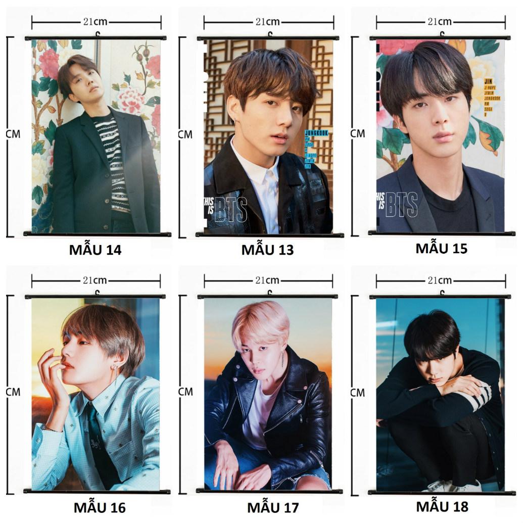 Tranh vải cuộn treo tường BTS