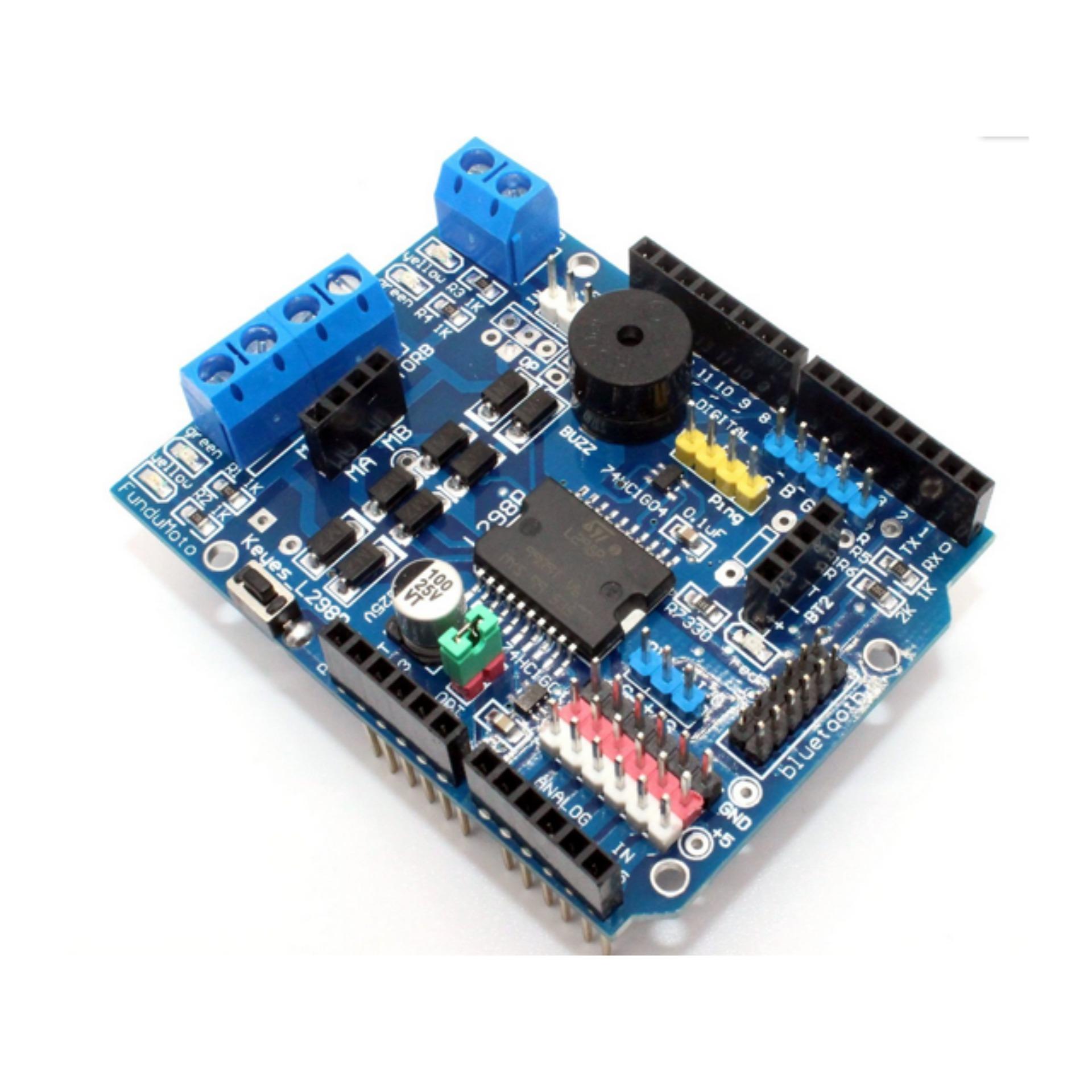 Arduino Control Motor L298P - Module Điều Khiển Động Cơ
