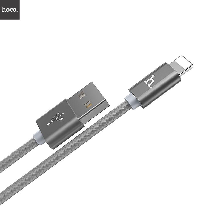 [HCM]CÁP SẠC ĐIỆN THOẠI IPHONE HOCO X2 MÀU XÁM